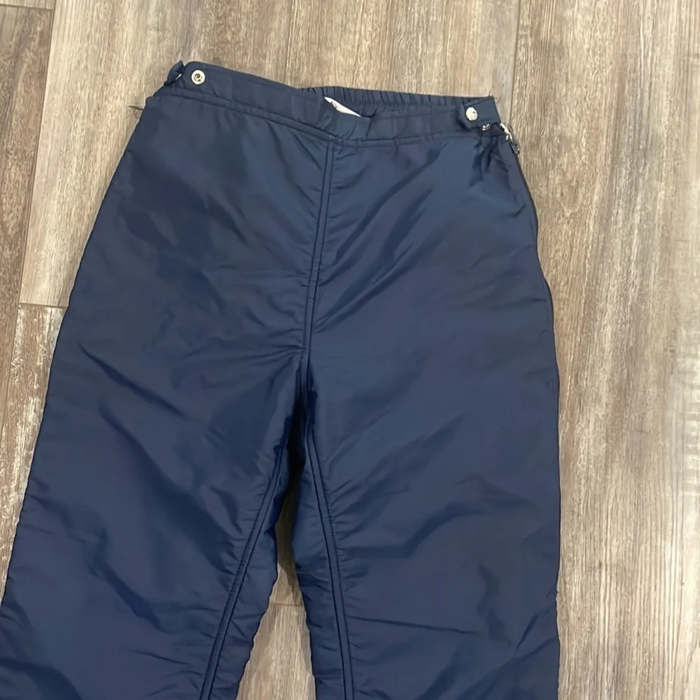 Vintage Navy Roffe Skiwear Ski Snow Pants